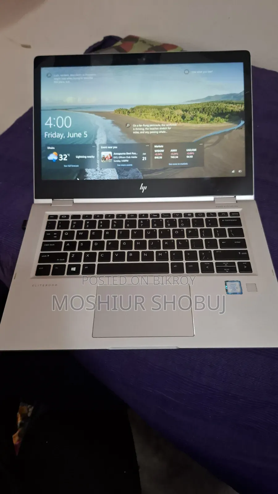 Laptop HP EliteBook X360 1030 G2 8GB Intel Core I5 SSD 256GB