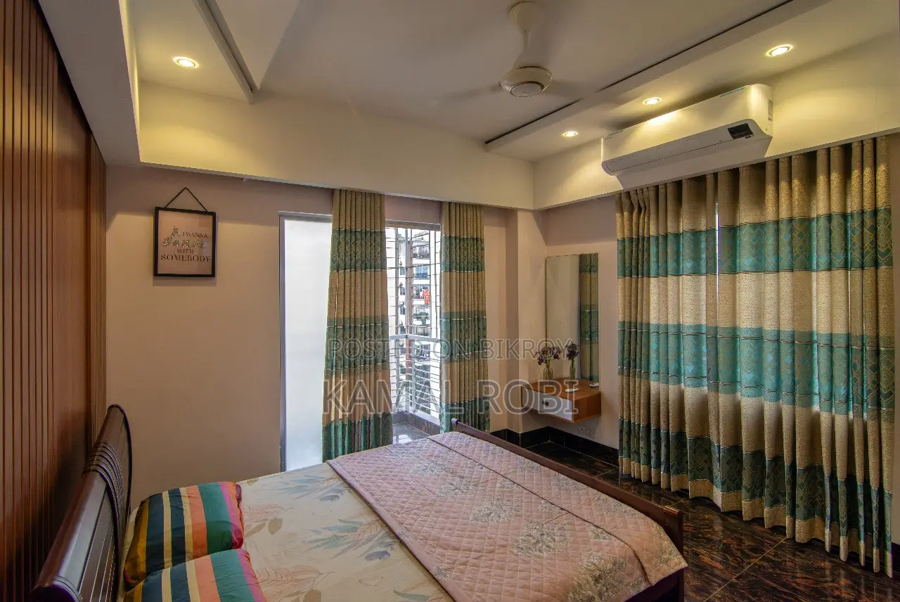 Furnished 3-Bedroom Apartment for Rent in Bashundhara R/A