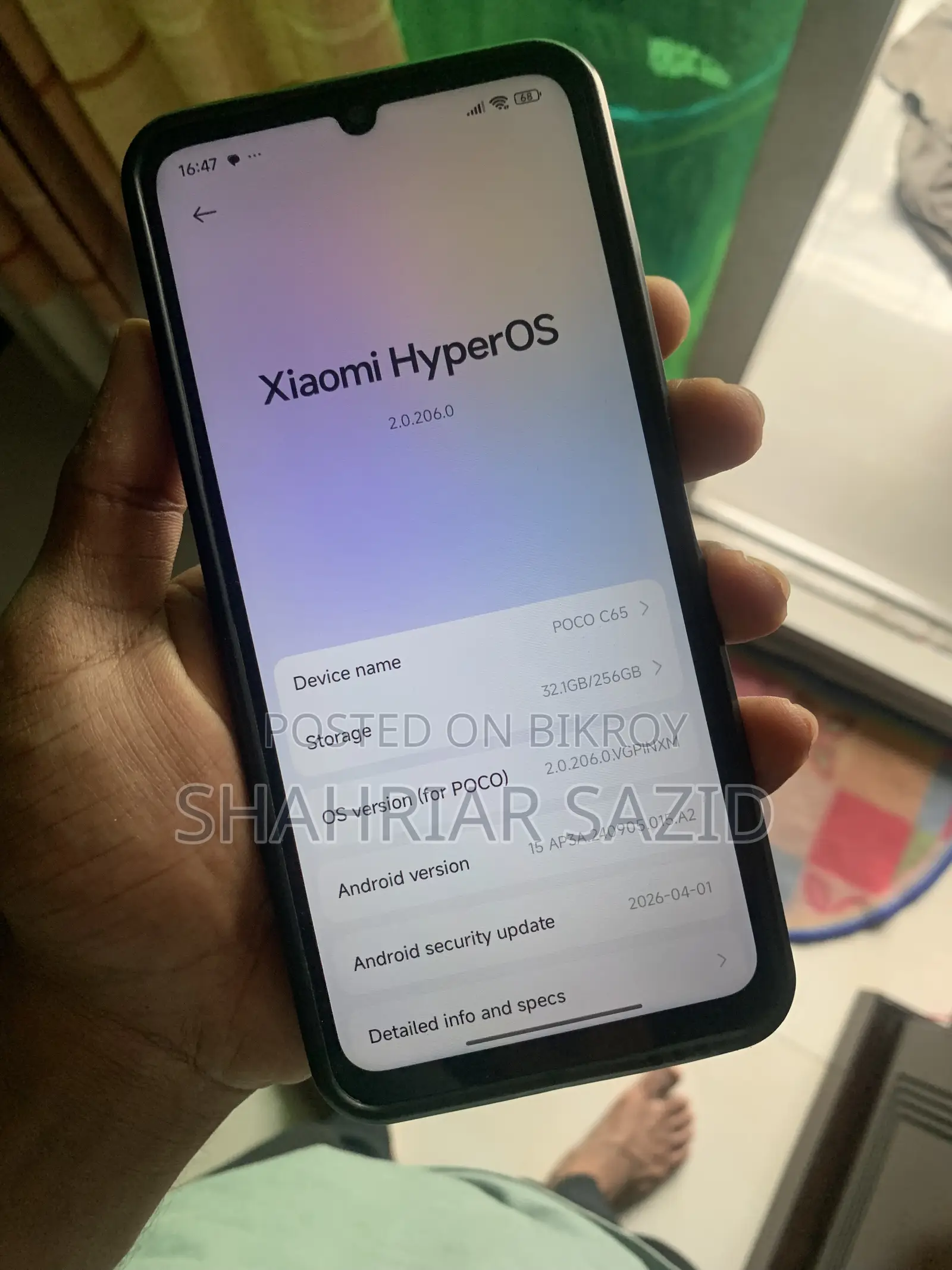 Xiaomi Poco C65 256 GB Green