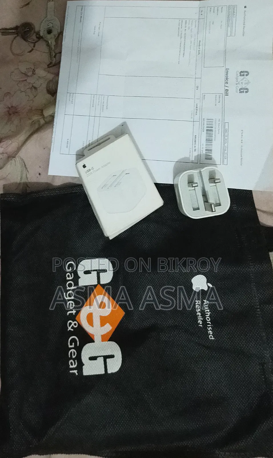 Apple Charger 20 W USB-C Power Adapter