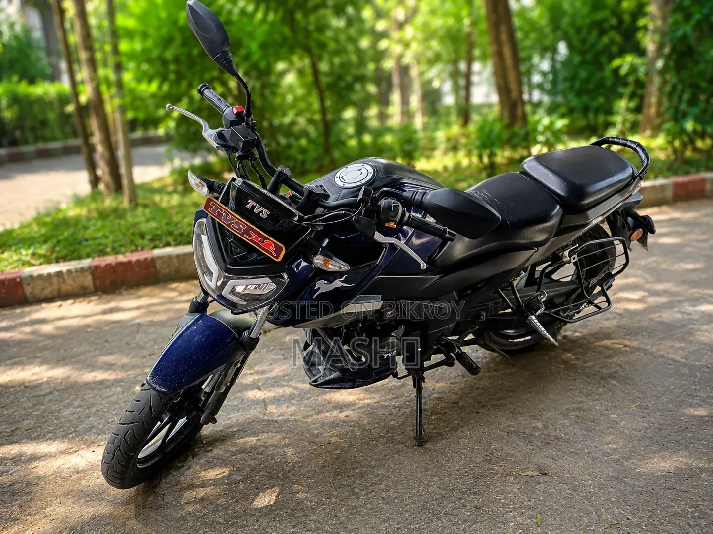 New TVS Raider 125 2022 Blue