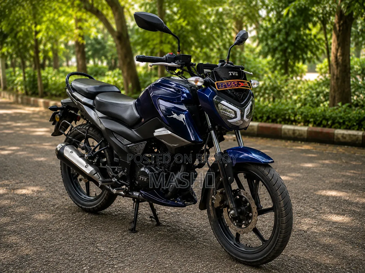 New TVS Raider 125 2022 Blue