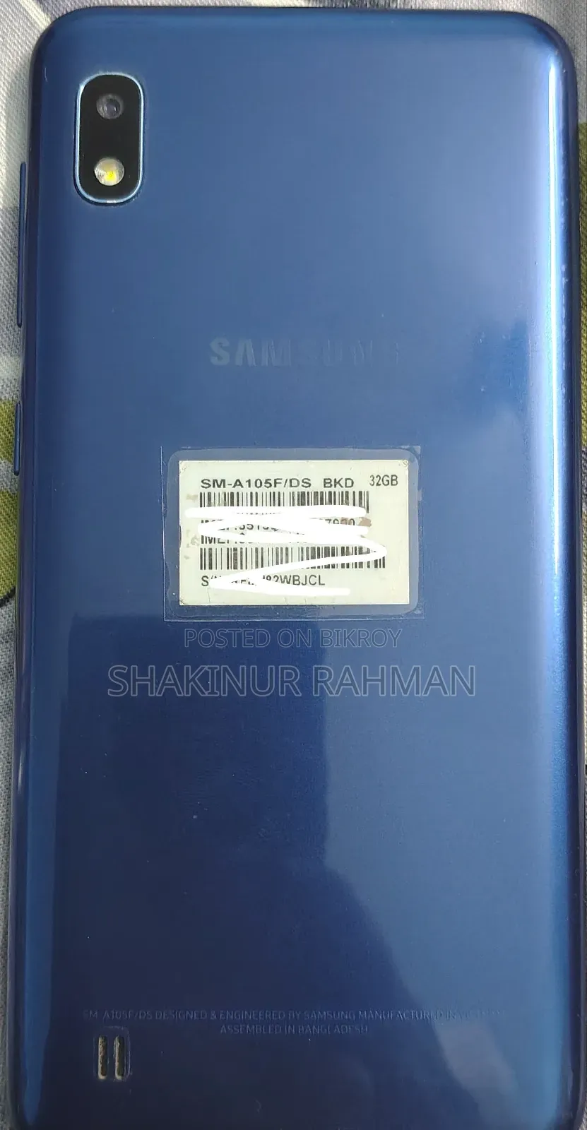 Samsung A10 32 GB Blue