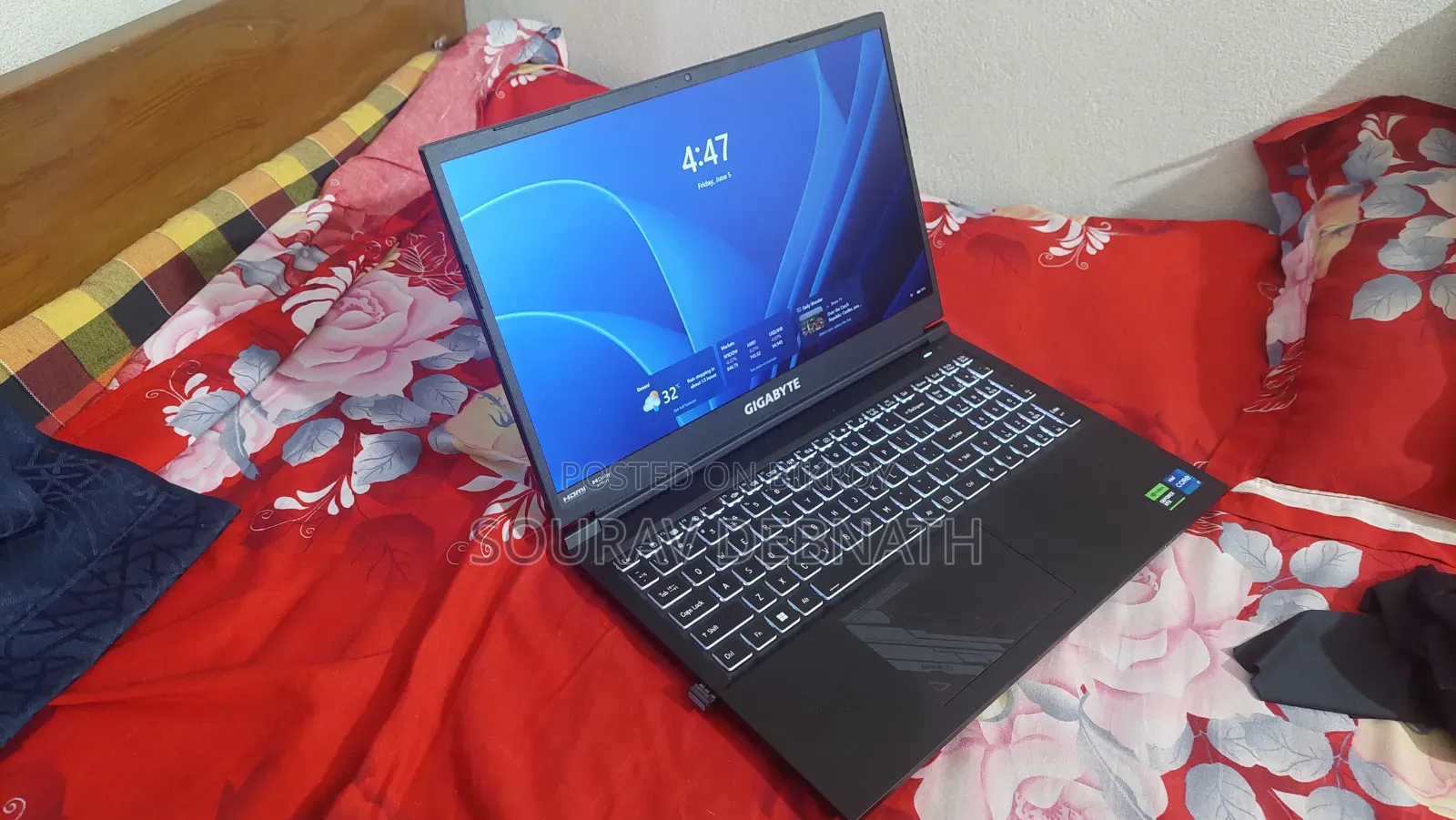 Laptop Gigabyte 16GB Intel Core I7 SSD 1T