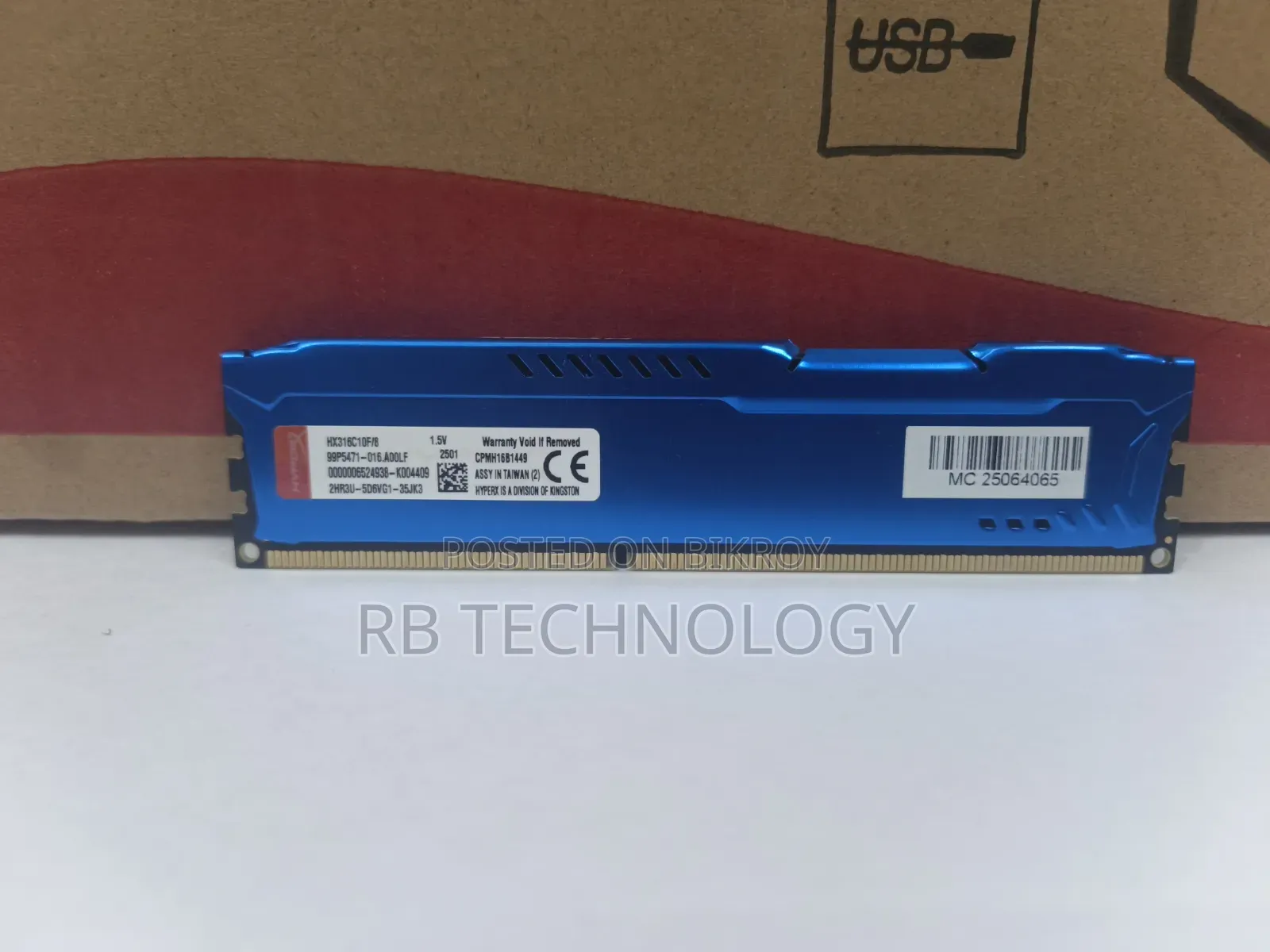 Hyperx 8GB DDR3 Desktop RAM