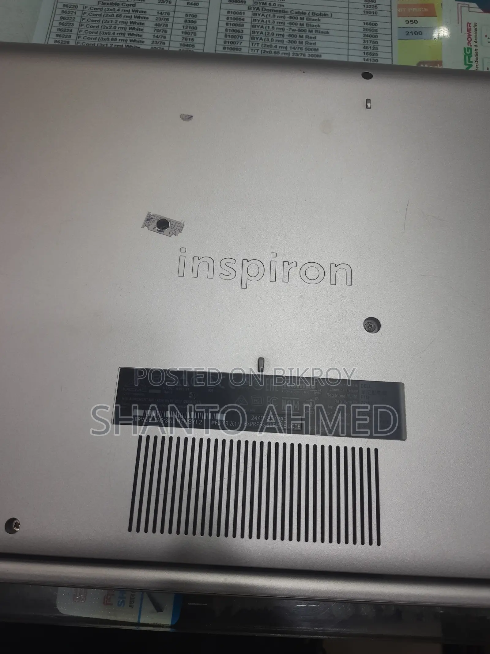 Laptop Dell Inspiron 15 8GB Intel Core I5 HDD+SSD 1T