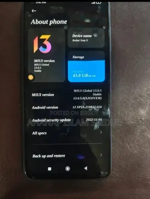 Xiaomi Redmi Note 9 64 GB Blue