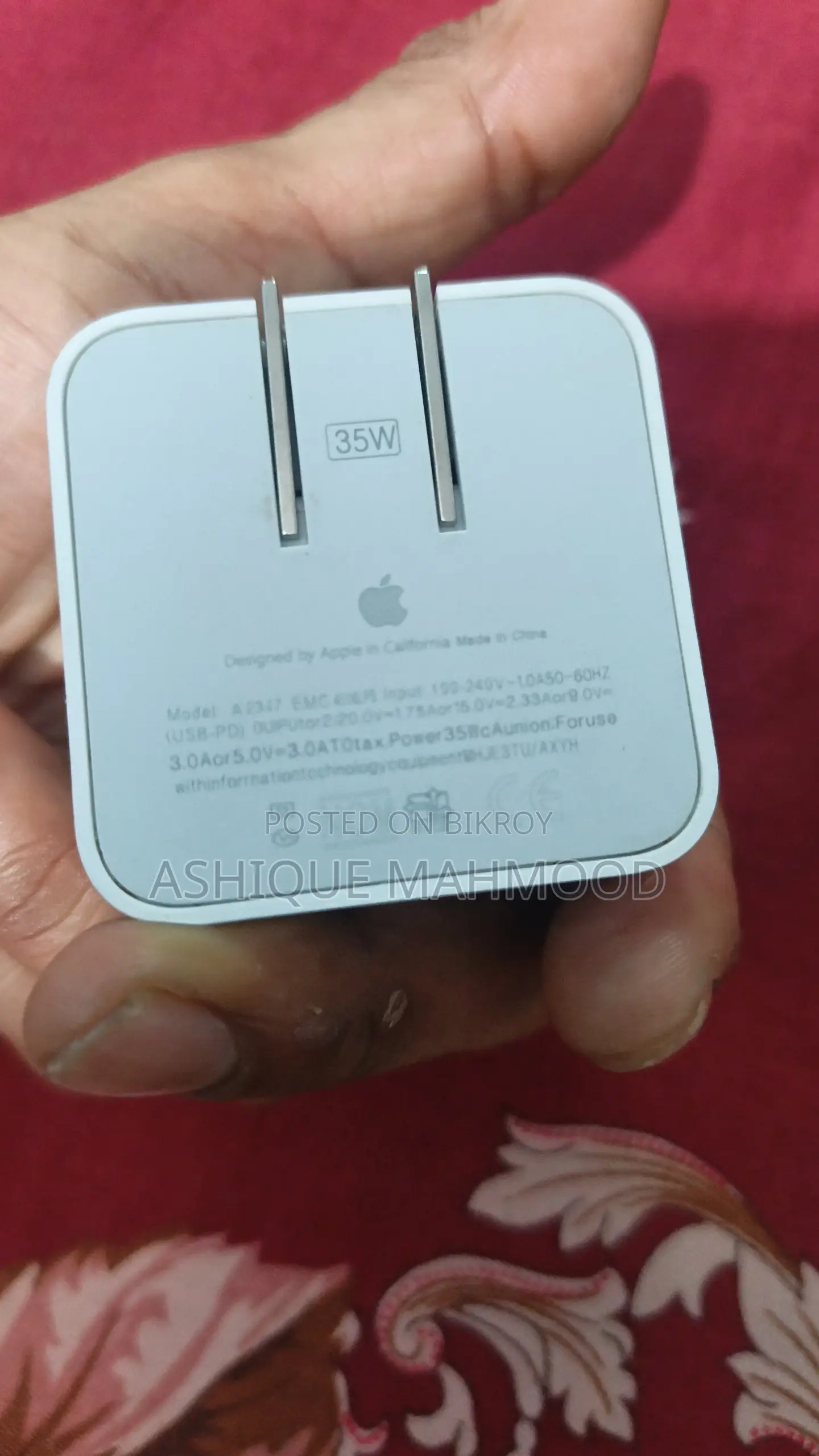iPhone 17 Original Charger Adapter