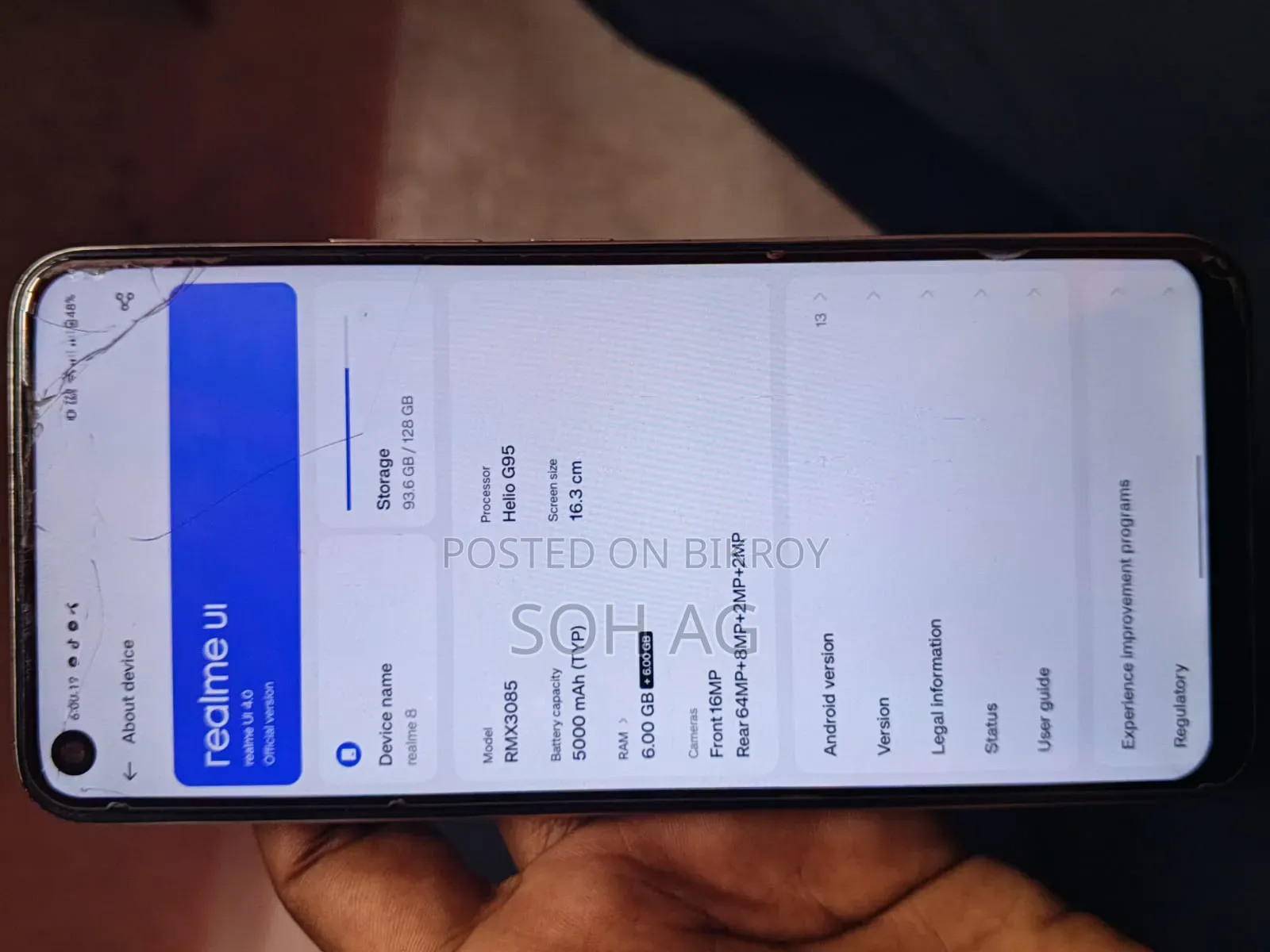 Realme 128 GB Silver