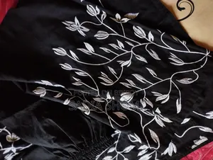 2pc Dress, Black Colour Full Embroidery Work