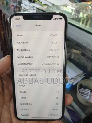 Apple iPhone XS 256 GB Gold