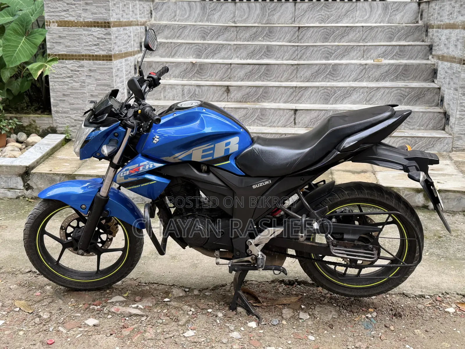 Suzuki Gixxer Monotone 2017 Blue