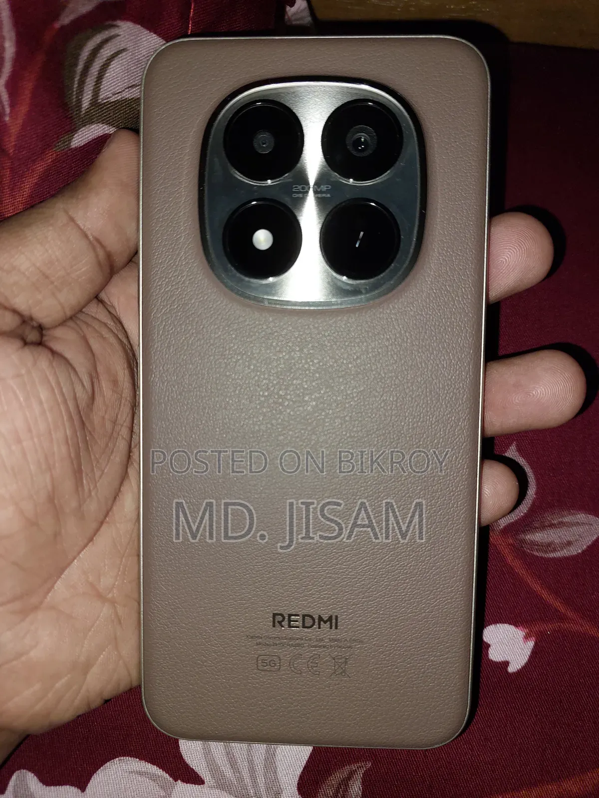 নতুন শাওমি রেডমি নোট ১৫ প্রো+ ৫১২ জিবি গ্রে