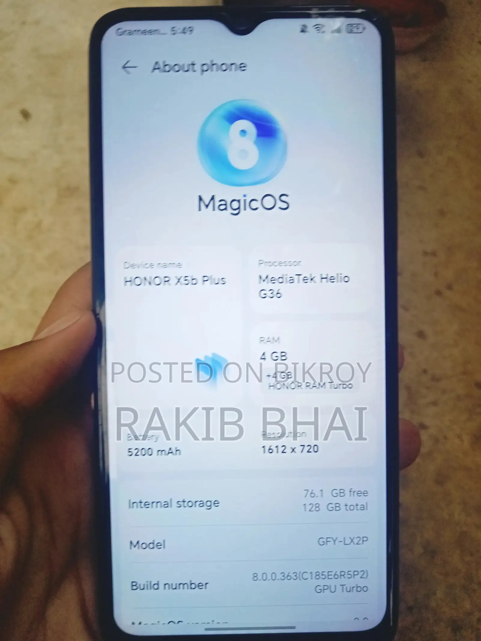 Honor 128 GB Black