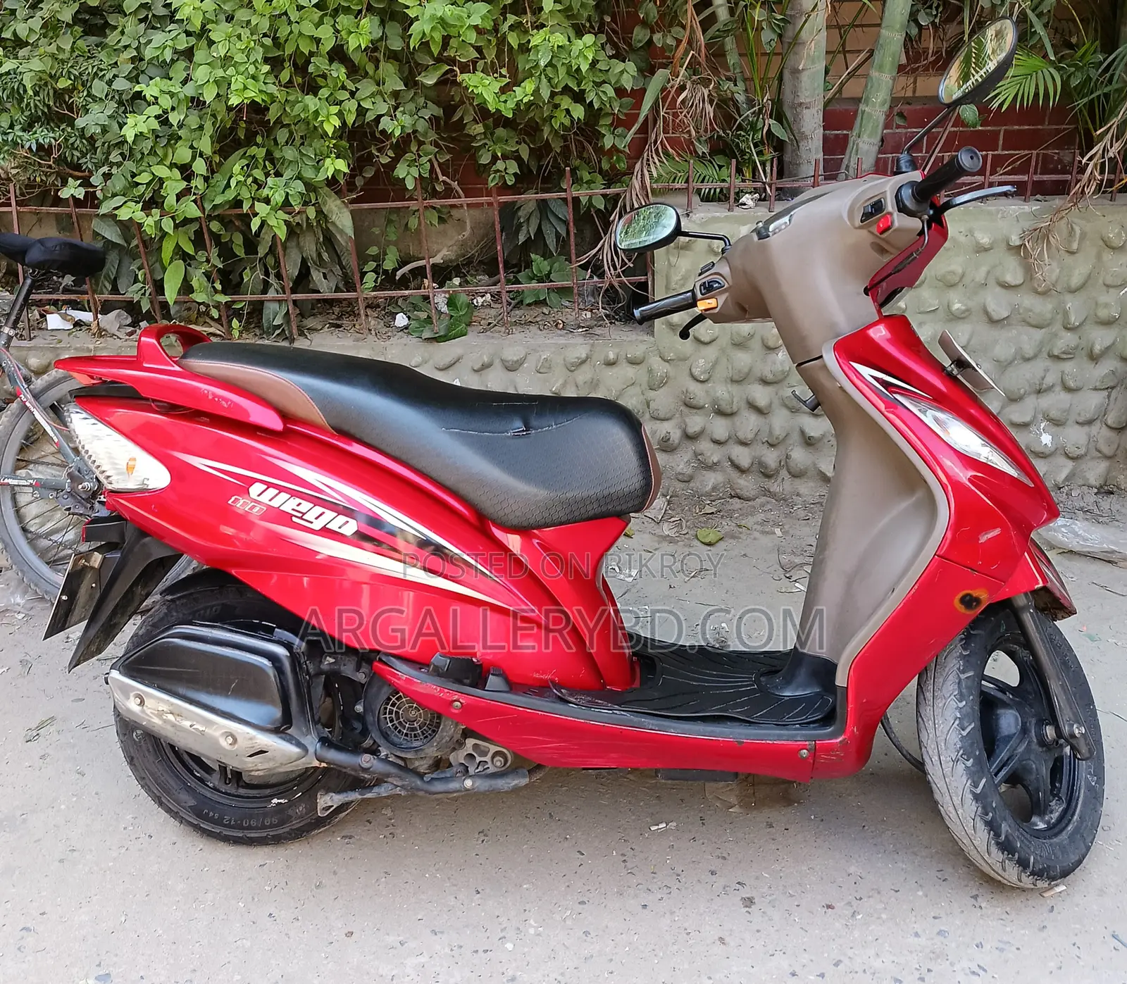 TVS Wego 2018 Red