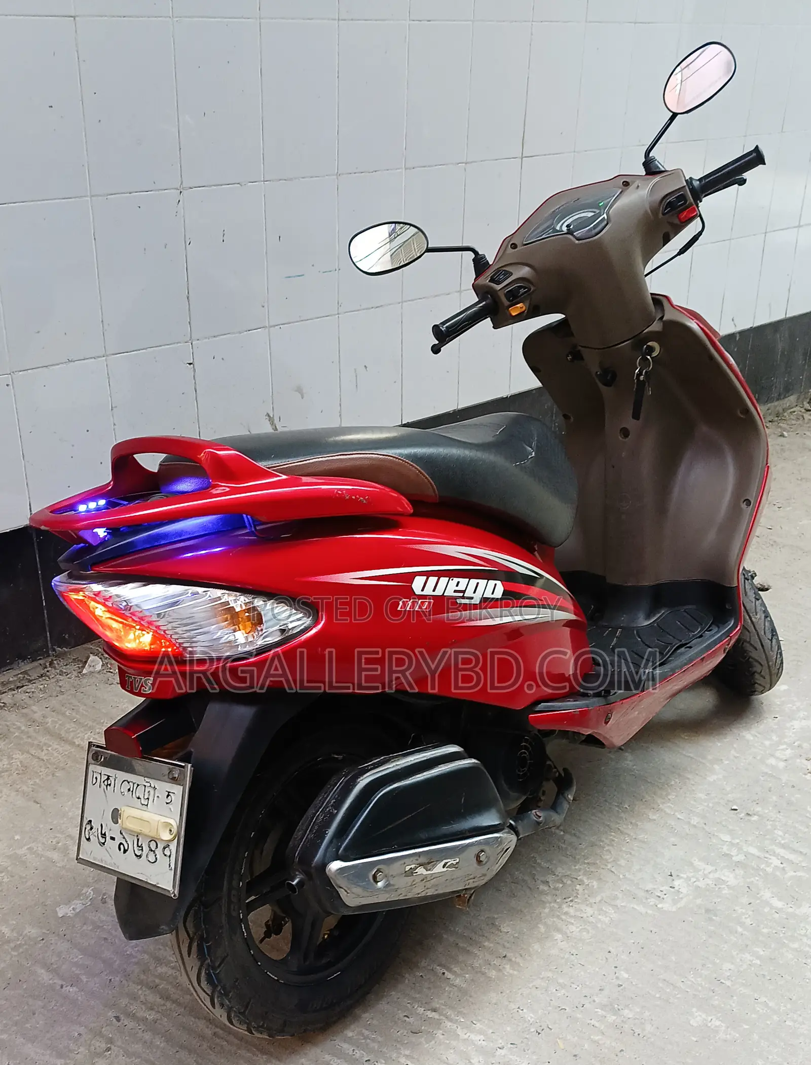 TVS Wego 2018 Red