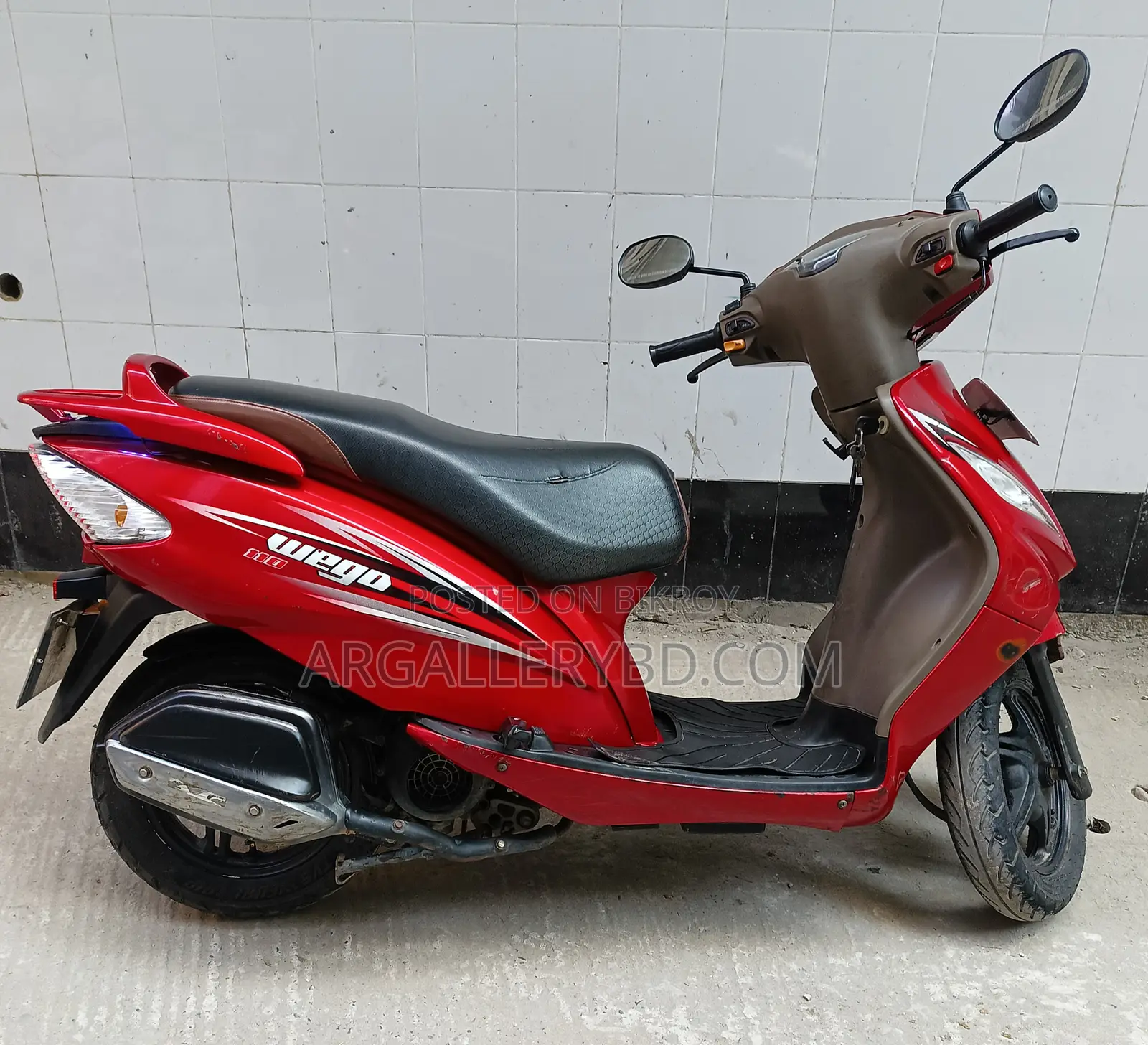 TVS Wego 2018 Red