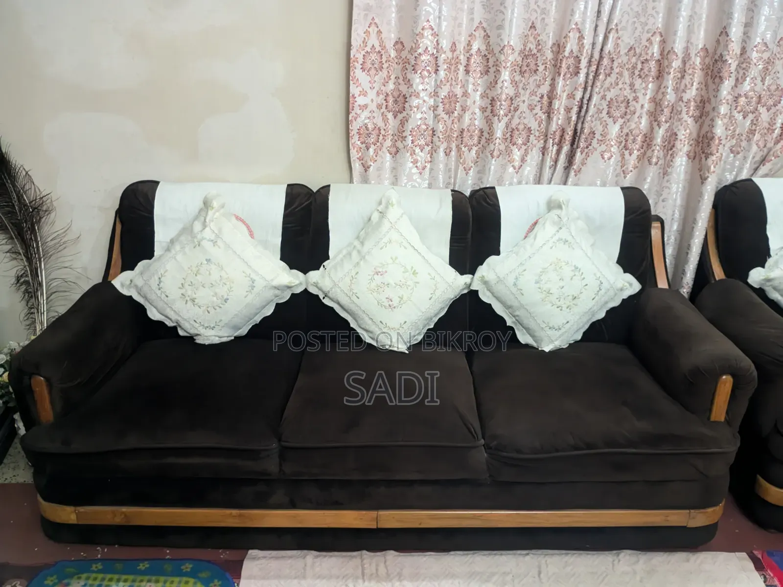 Teak Wood Sofa Set