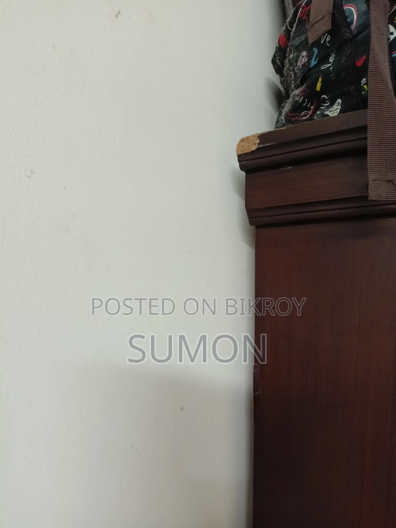2 Door Malaysian Oak Almira (Height 80 x Width 41 x Depth 17.5)