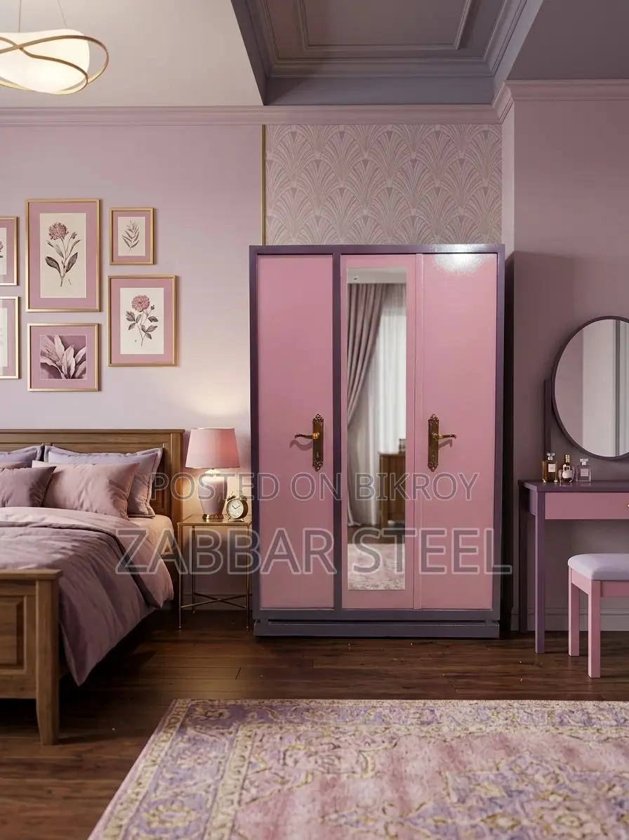 Big Family-এর জন্য Perfect Choice – Durable 3-Door Steel Almirah