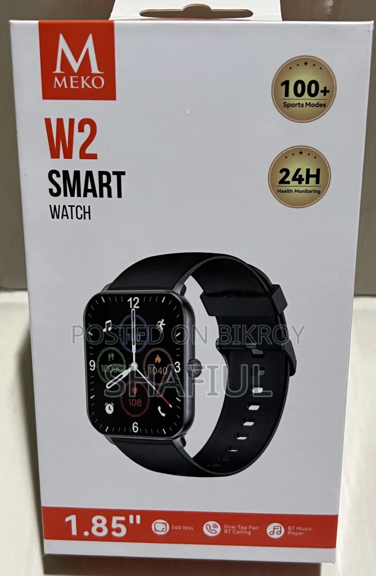 Meko W2 1.85" TFT Smart Watch