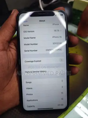 Apple iPhone XS 64 GB Gray