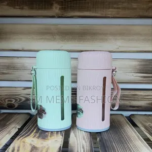 Borosilicate Leak-Proof Glass Water Travel Bottle 550ml
