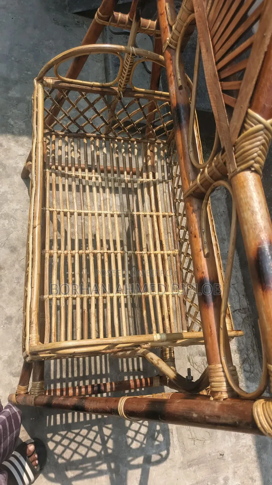 Children's cane cradle for sale