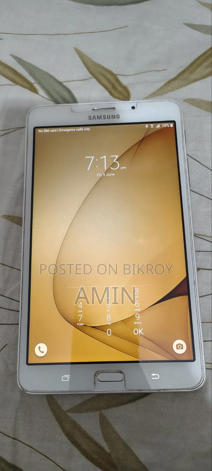 Samsung Galaxy Tab A SM-T285 4 GB White