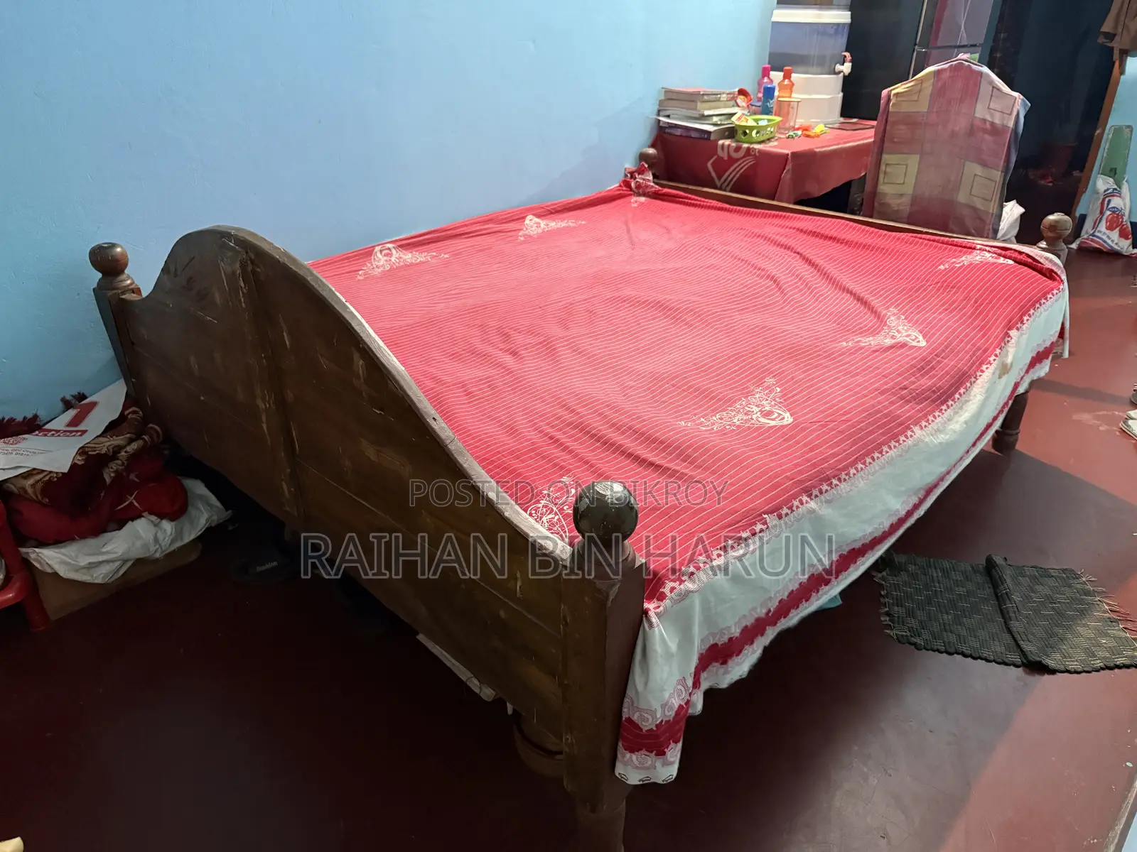কাঠের খাট ৫/৭ফিট