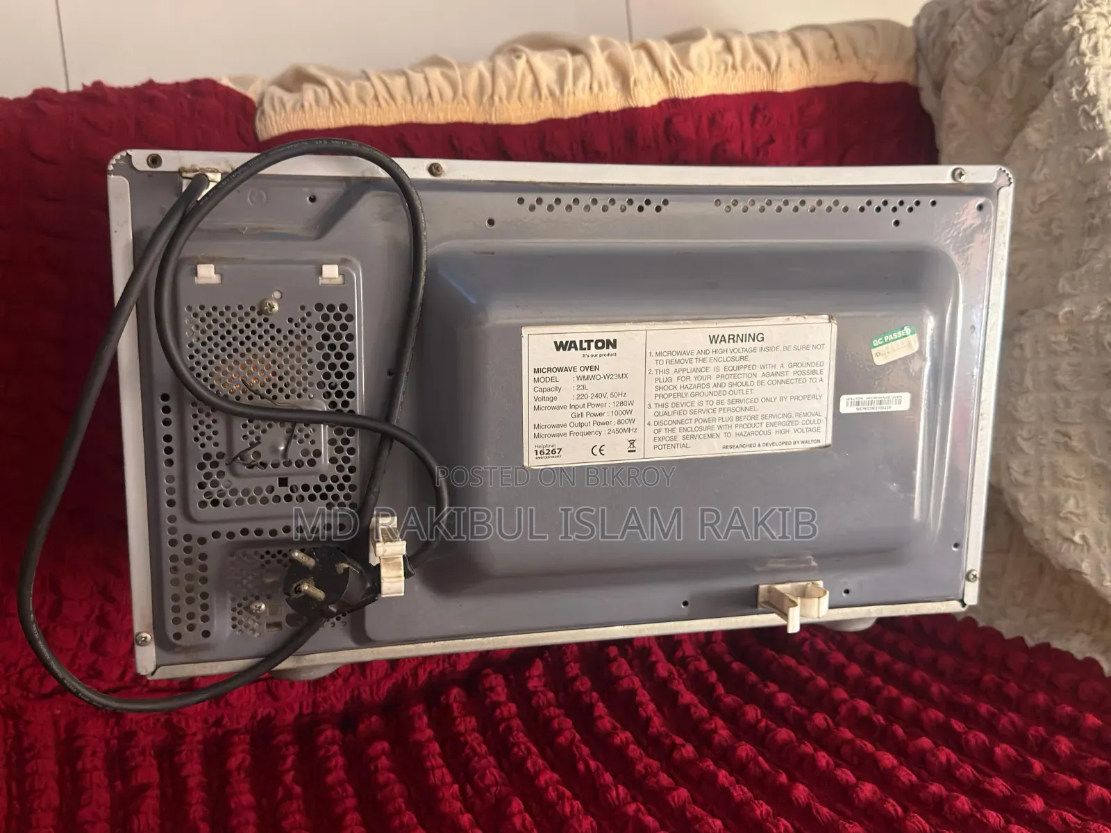 Walton Microwave Oven