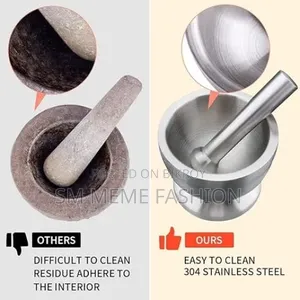 Stainless Steel Medium Size Mortar and Pestle Set Best Price in BD