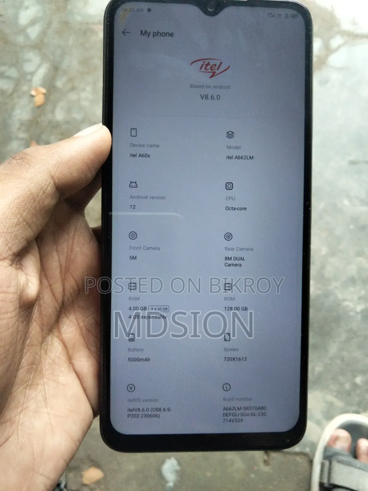 Itel A60s 128 GB