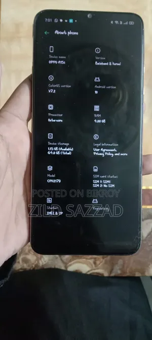 Oppo A15s 64 GB White