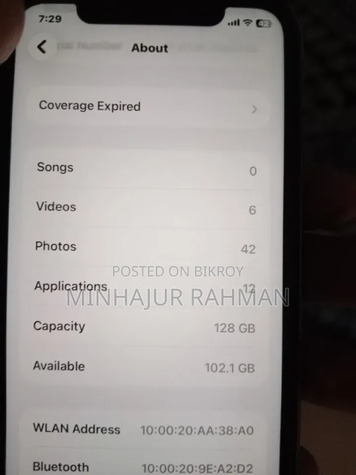 New Apple iPhone 11 128 GB Purple