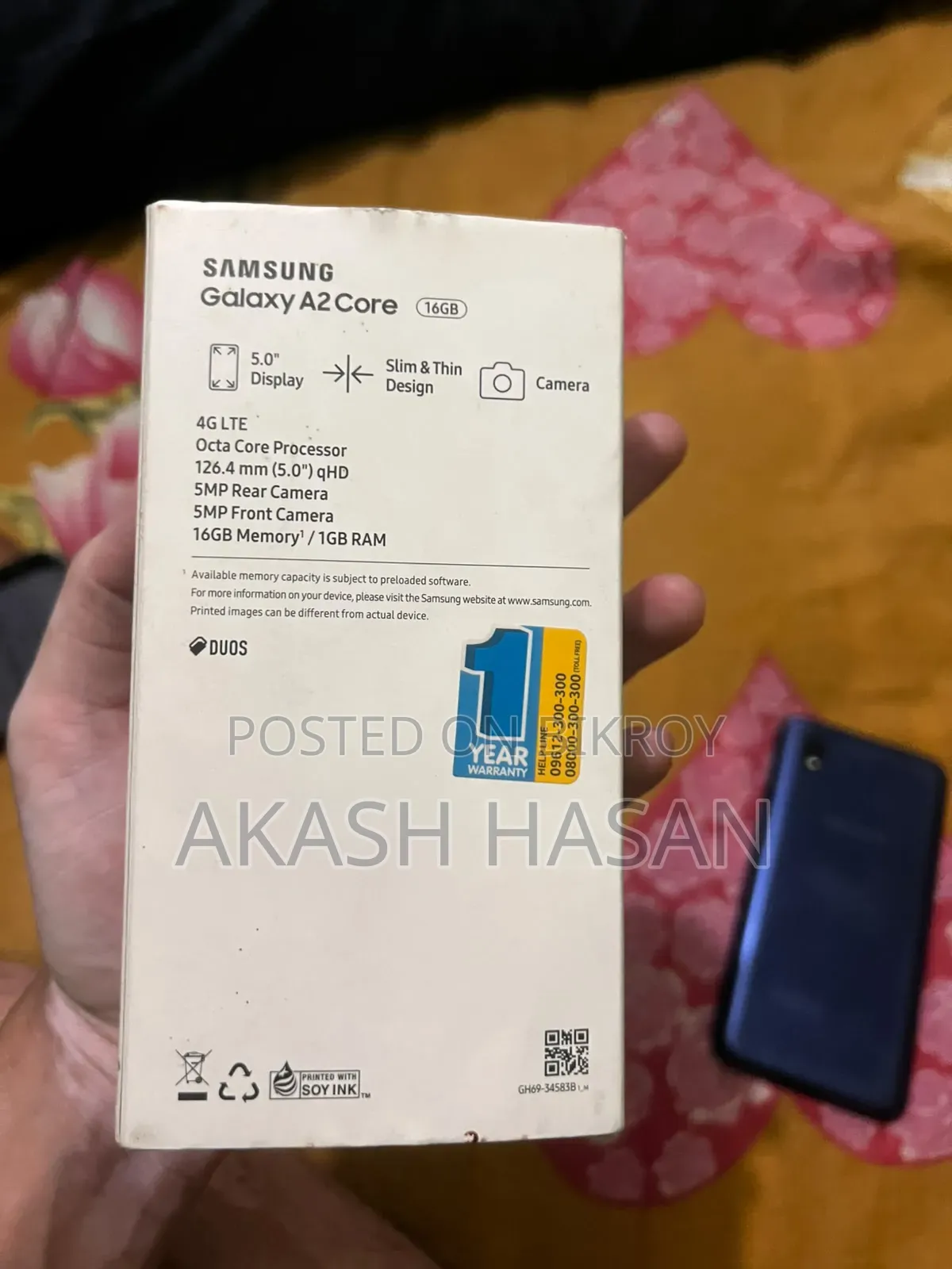 Samsung Galaxy A2 Core 16 GB Black