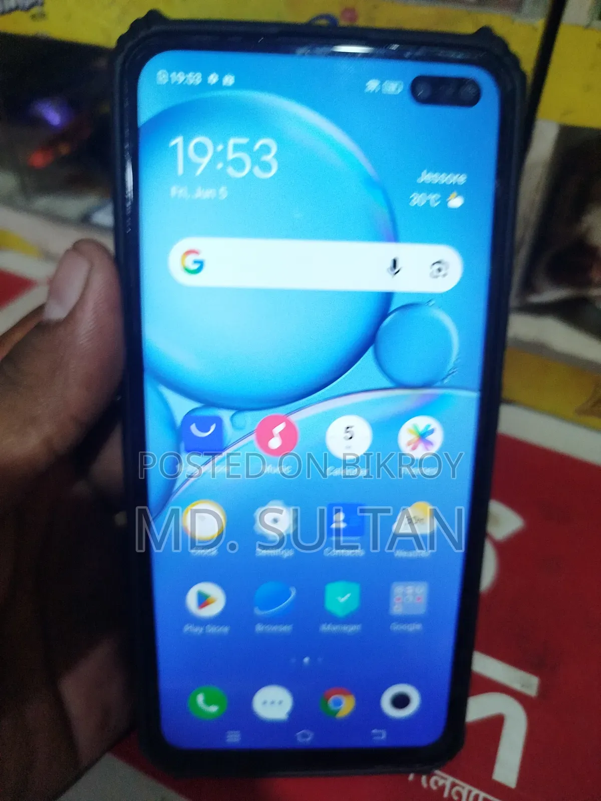 Vivo V19 128 GB Black
