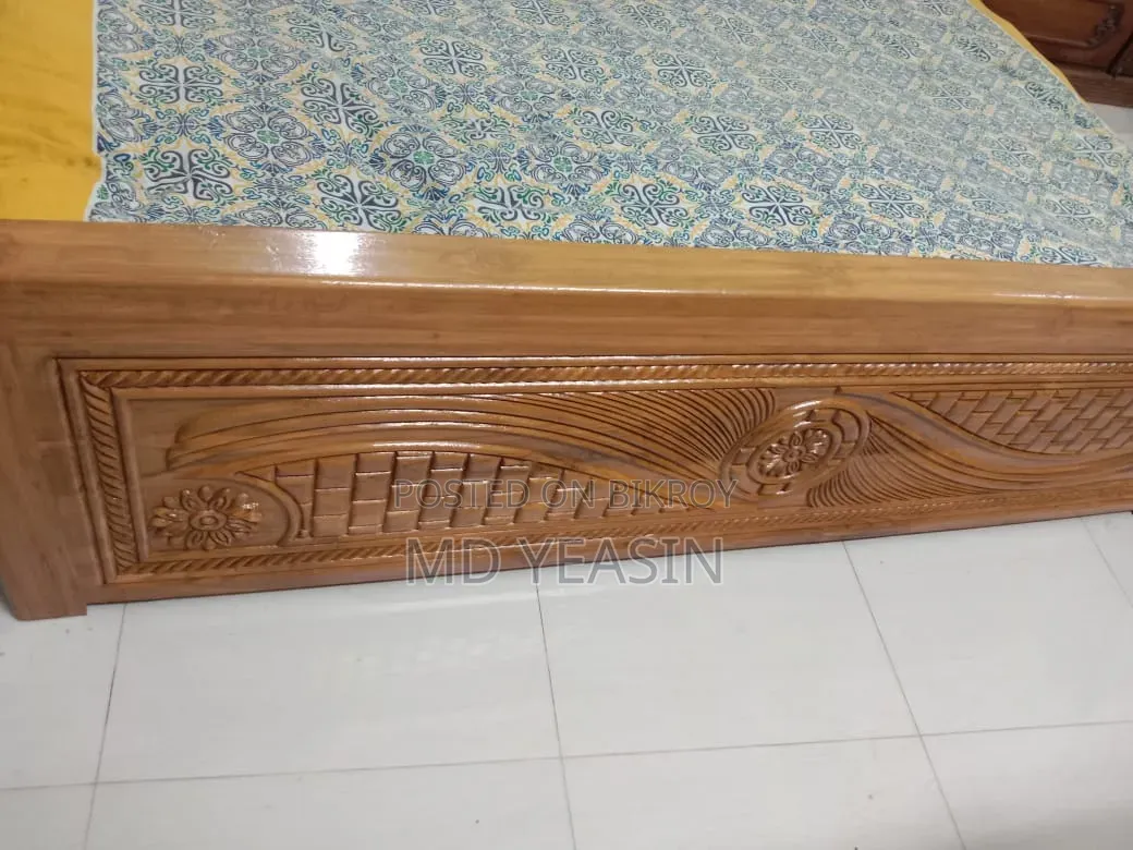 Teak Wood Bed 6/7
