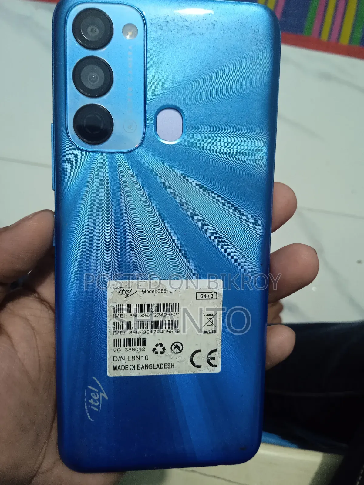 Itel Vision 3 Turbo 64 GB Blue
