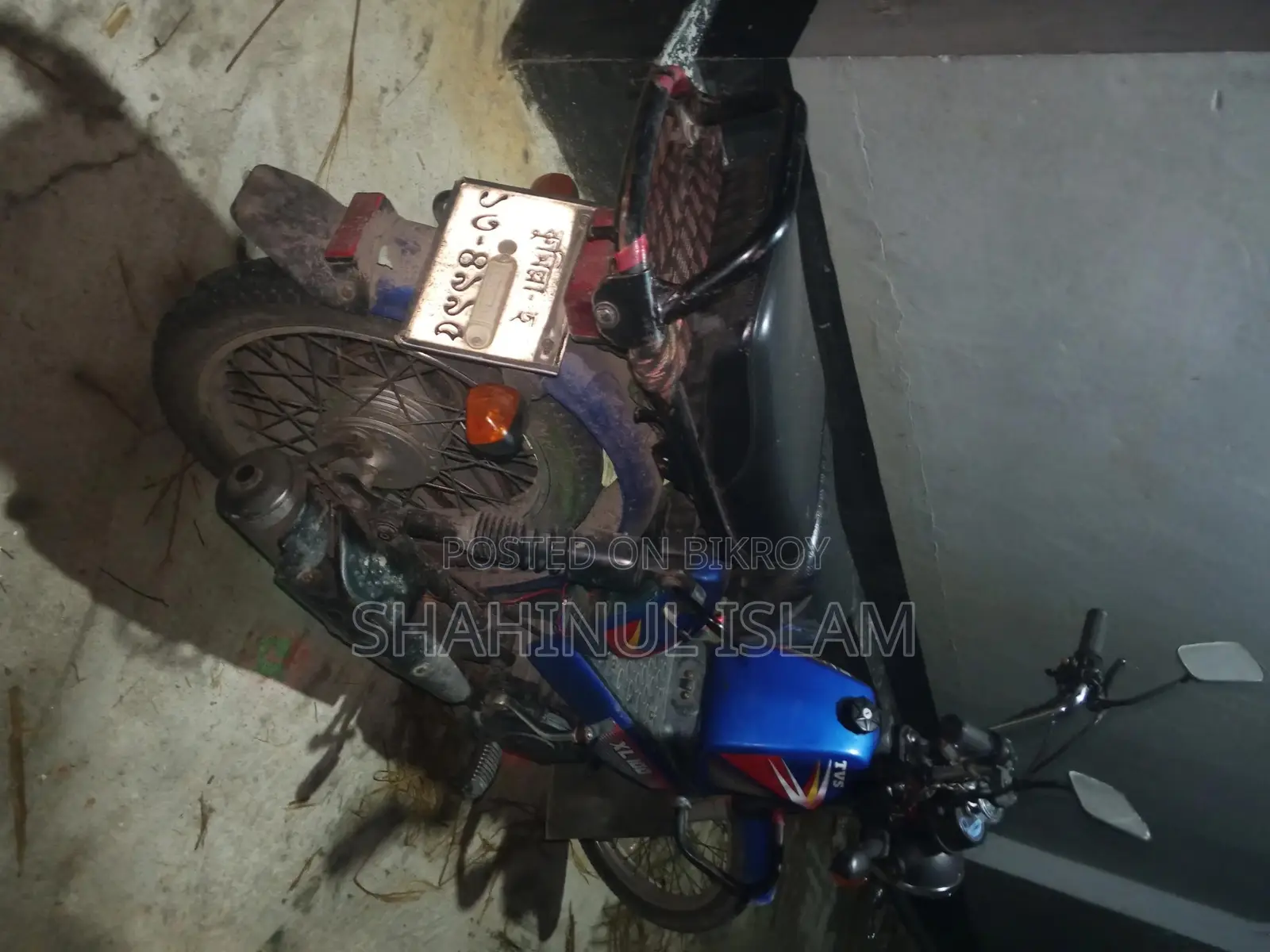 TVS XL 100 2018 Blue