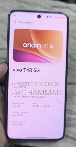 Vivo T4R 256 GB White