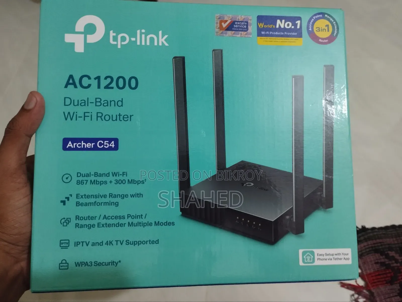Router:Tp-Link Ac1200 Archer C54