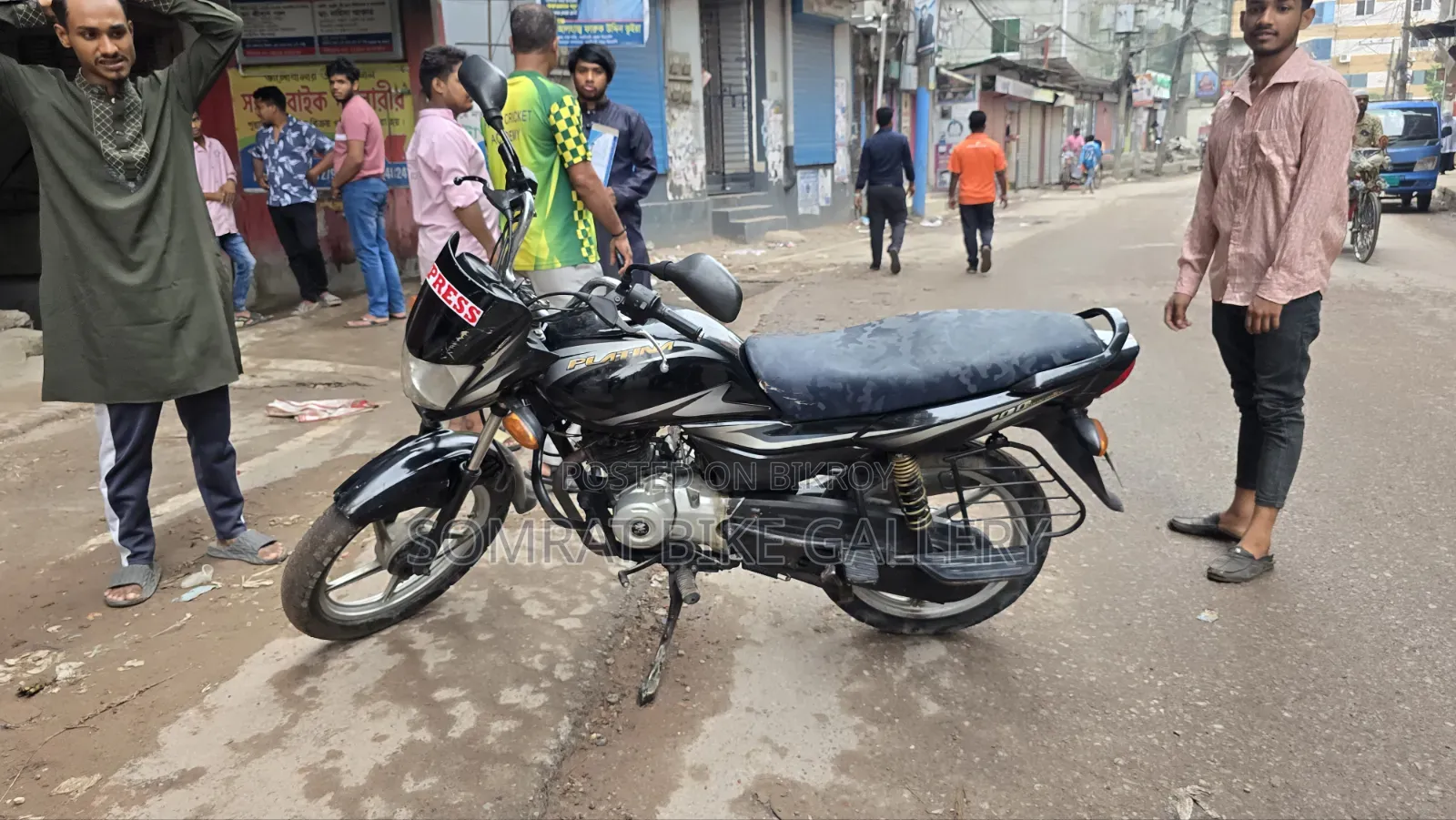 বাজাজ প্লাটিনা ১০০ ২০১৮ ব্ল্যাক