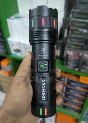 স্যানফোর্ড জাপান হোয়াইট লেজার উইথ এলইডি টর্চ লাইট ৩০,০০০ এমএএইচ