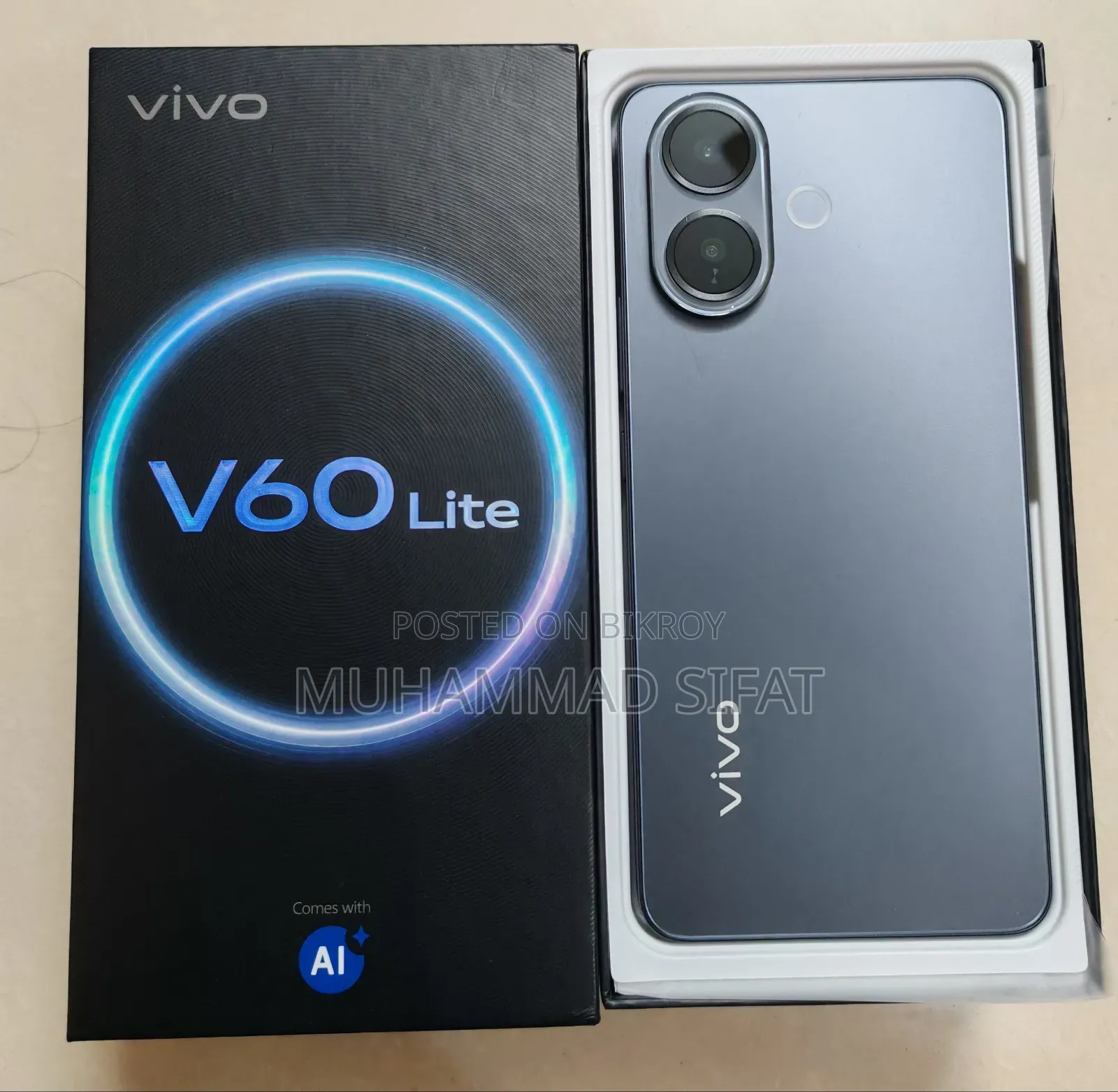 New Vivo V60 Lite 4G 256 GB Gray