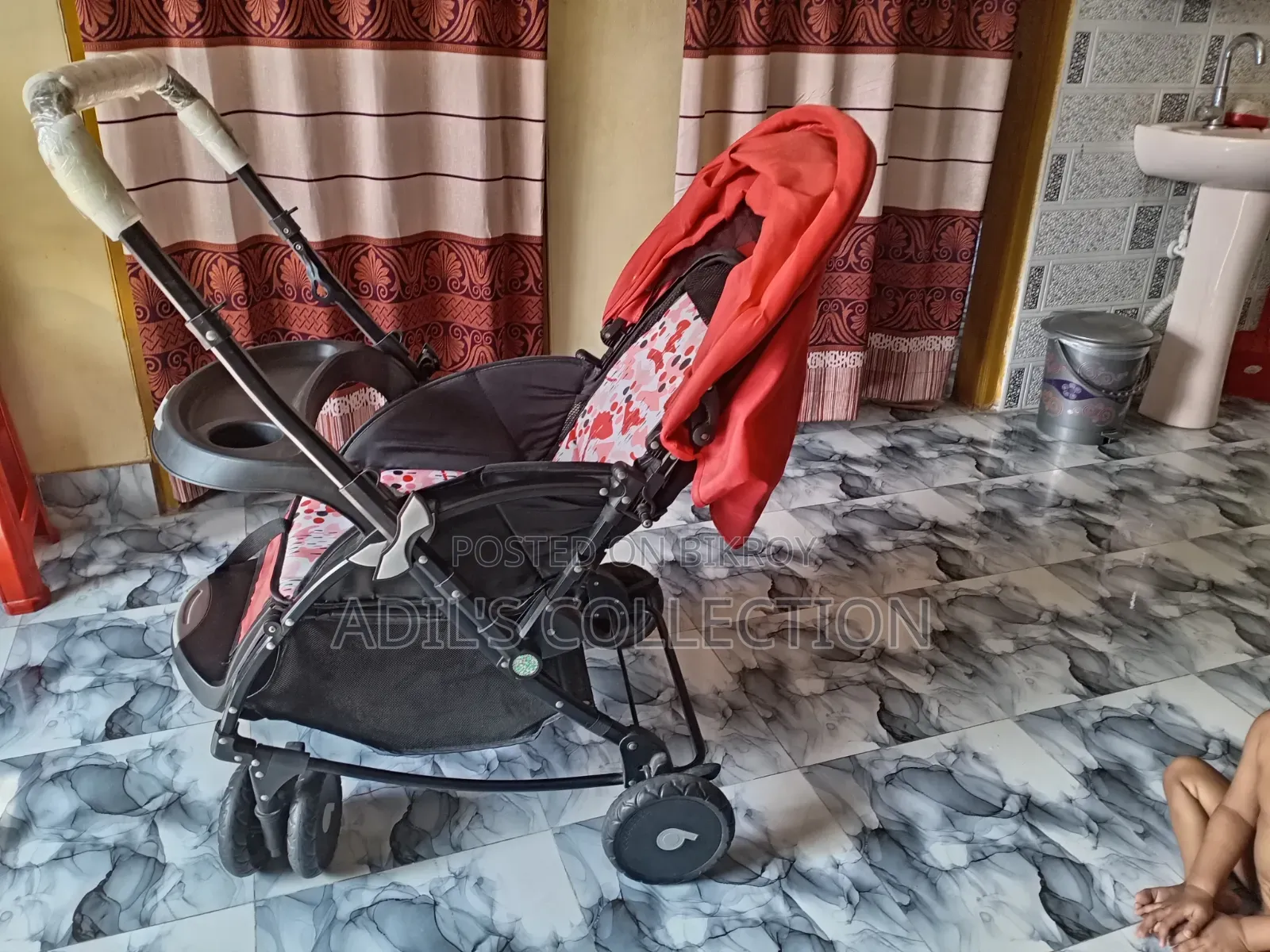 Baby Stroller Trolley Cradle