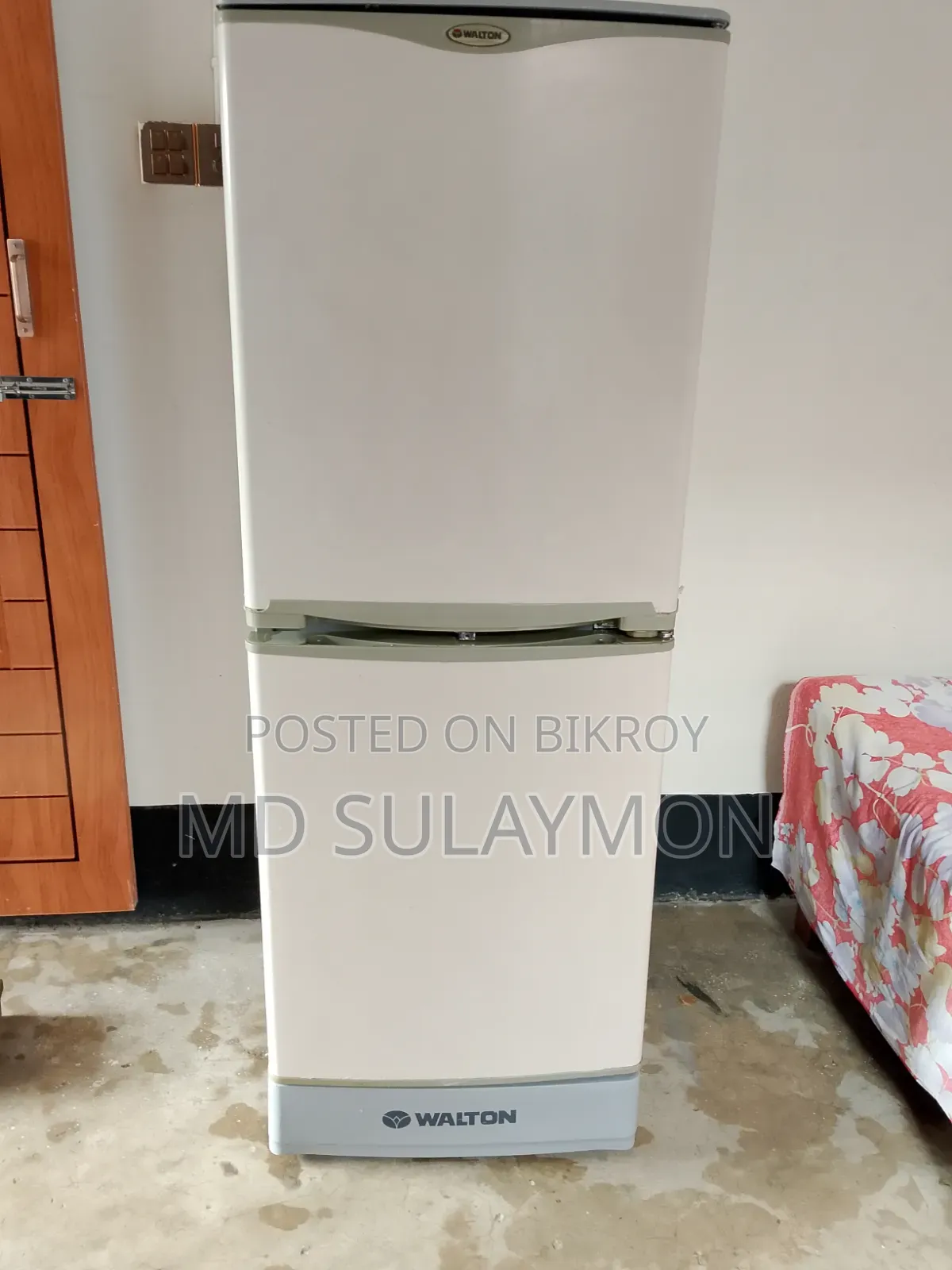 This fridge will be sold.