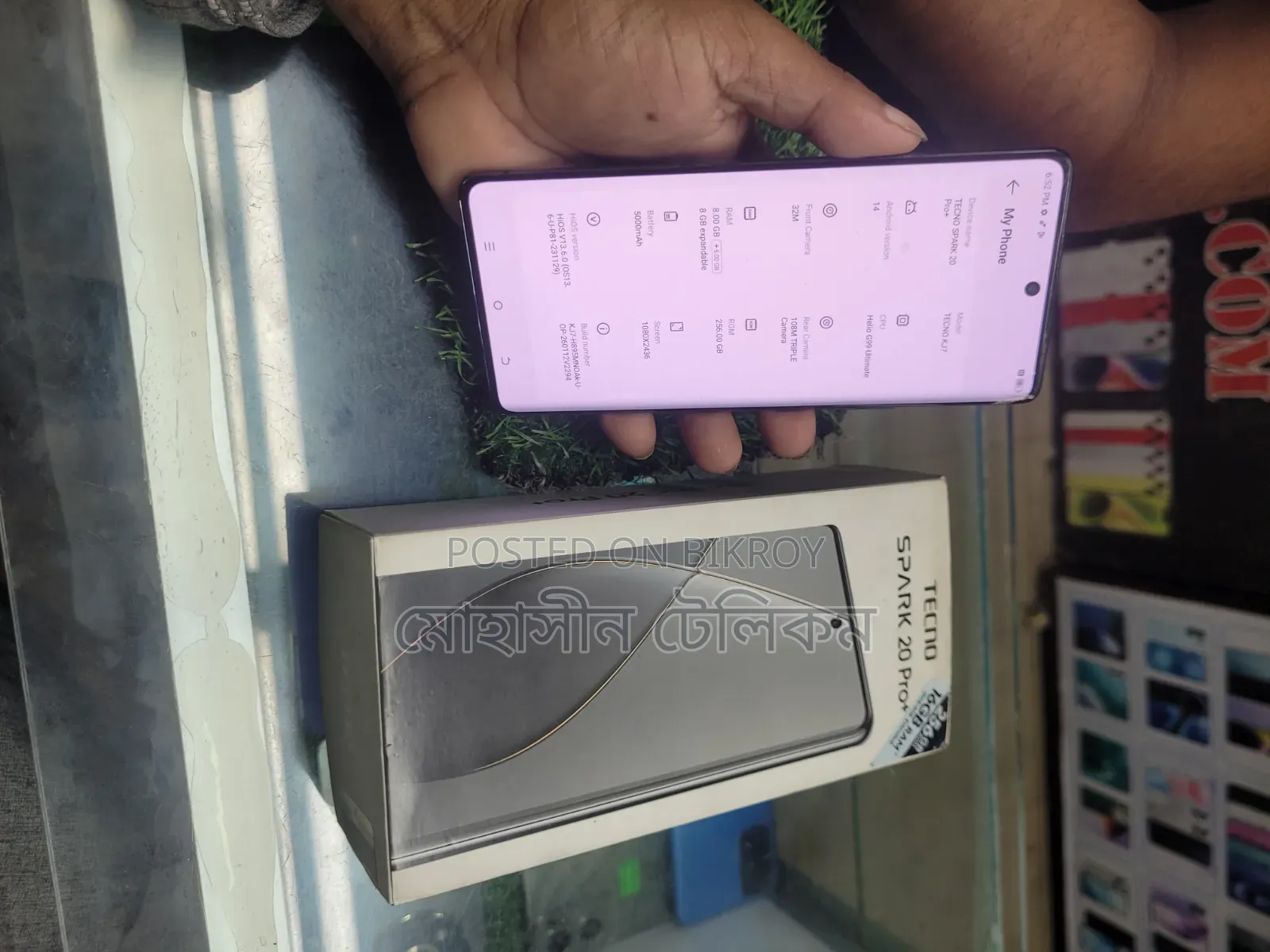 Tecno Spark 20 Pro Plus 256 GB Purple