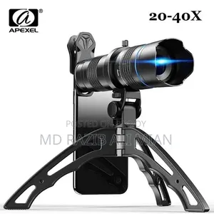 Apexel Classic 20-40x Zoom Smartphone Telephoto Lens Kit