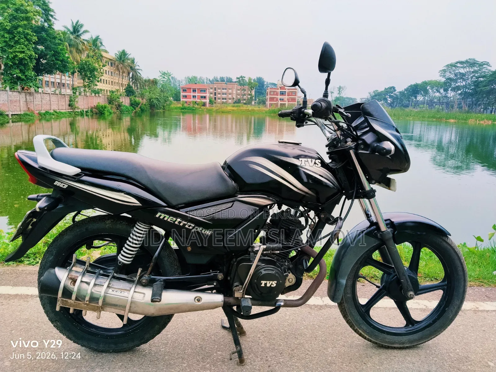 TVS Metro Plus 2022 Black